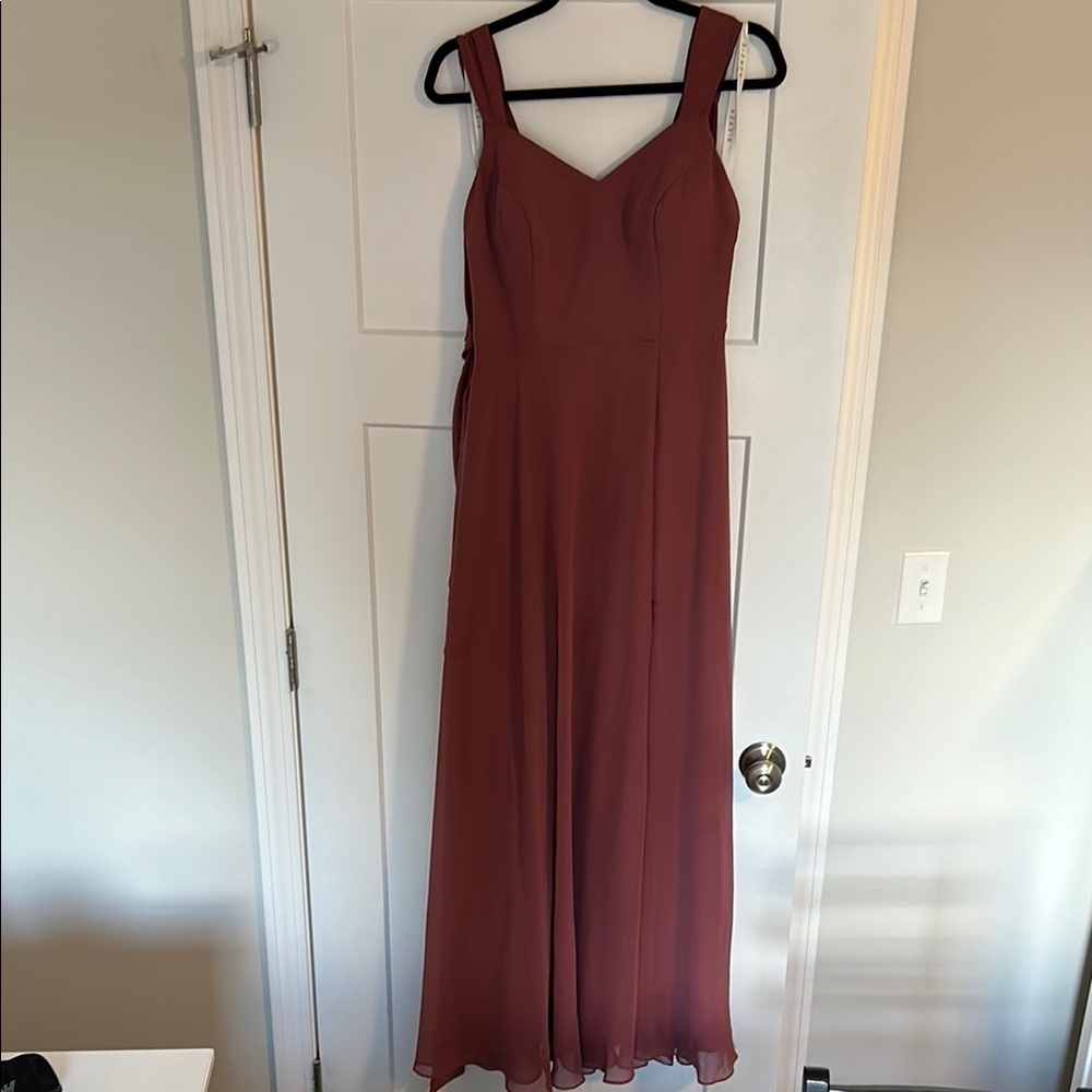Elegant Maroon Dress